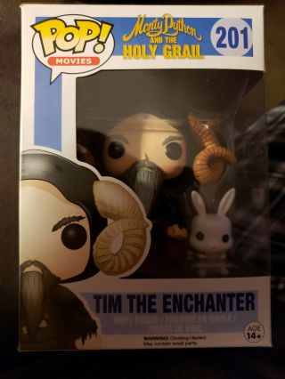 Tim The Enchanter & Rabbit 201 - Funko Pop Monty Python Holy Grail John Cleese