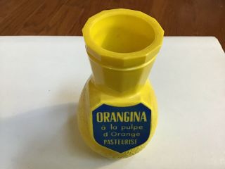 Vintage Orangina A La Pulpe D Orange Pasteurize Straw Holder