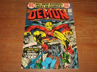 Dc Comics The Demon 1 Classic Jack Kirby Origin 1st Appearance Key