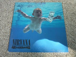 Nirvana - Nevermind - Rare 1st Press Lp,  Upside Down Inner - A - 1/b - 2 - Ex