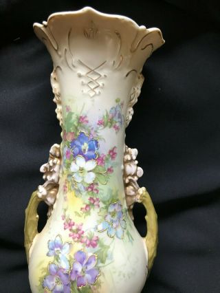 Royal Vienna Porcelain Vase 2 Handle