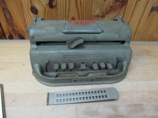 Vintage Perkins Brailler Braille Typewriter - Parts/repair Not