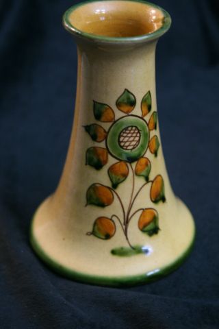 Vintage Cortona Bud Vase,  Made In Italy,  Hand Painted