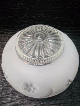 Vintage Frosted Glass Ceiling Light Fixture Cover Globe Shade