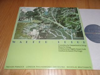 Tas Lyrita Srcs 126 Walter Leigh - Concertino / Music For Strings Pinnock Nm