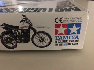 TAMIYA YAMAHA Motocrosser YZ250 1/6 Vintage Model Kit Item 16011 - 5800 2