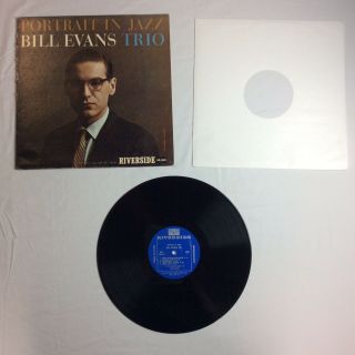 Bill Evans Trio Portraits In Jazz Lp Riverside 13 " Vinyl Record Rlp 12 - 315