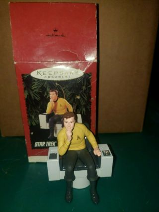 Hallmark Keepsake Christmas Ornament Star Trek Captain Kirk William Shatner