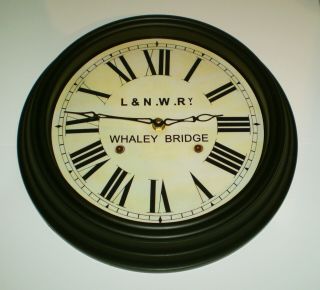 London & North Western Railway Victorian Style Clock,  Whaley Bridge Station