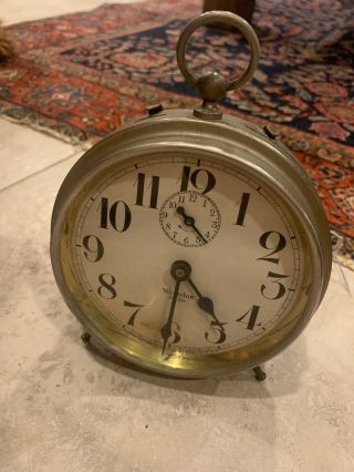 Antique Large Westclox Big Ben Alarm Clock - - Pat Dec 1,  1925 - - Peg Leg - - 5 "