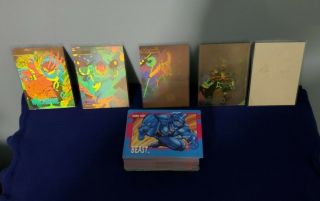 1992 Marvel The Uncanny X - Men Series 1 Complete Set 1 - 100,  5 Holograms