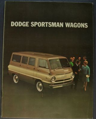 1967 Dodge Sportsman Wagon Van Truck Brochure Family Camp Rv