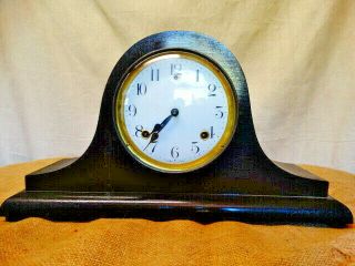 Vintage Antique Sessions Mantle Clock With Pendulum And Key Clock