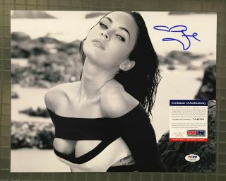 Megan Fox Signed 11x14 Photo Auto Psa/dna Autographed
