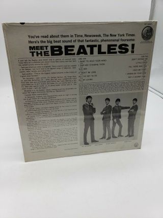 Meet the Beatles Vintage Capitol Records LP & J4 2
