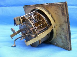 Antique French 2 Train,  Hour Striking Clock Movement,  Japy Freres.
