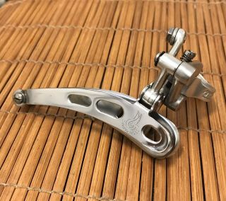 Vintage Campagnolo Record Narrow Band Front Derailleur - 28.  6mm Clamp
