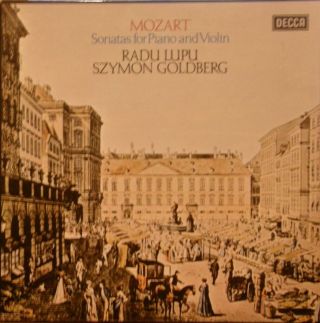 Ultra Rare Uk Stereo 6 Lps Box Goldberg / Lupu Mozart Complete Sonatas Decca