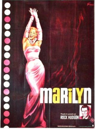Vintage Poster Marilyn Monroe - Rock Hudson 1963