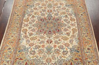 Vintage IVORY Traditional Floral Najafabad Area Rug Hand - made Living Room 9 ' x11 ' 3