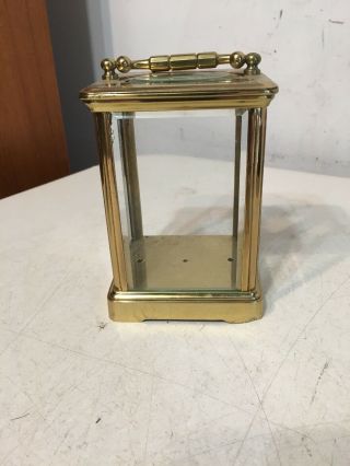 Antique French Brass & Glass Carriage Clock Case Mini Display