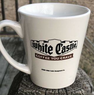 2001 White Castle Mug/cup Real Good Coffee White Castle Coffee You Crave