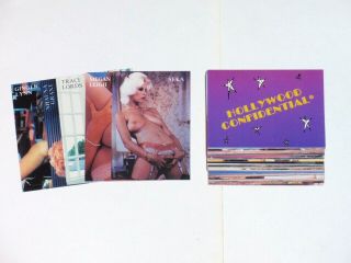 Hollywood Confidential Adult 85 Card Set,  5 Inserts Traci Lords Linda Lovelace