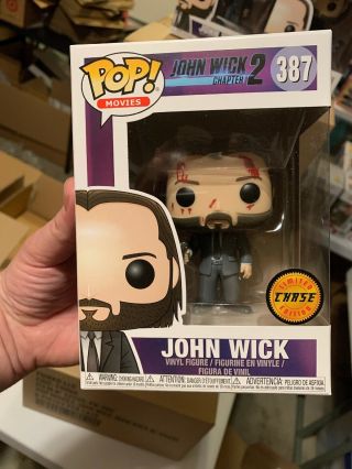 Funko Pop Movies/chapter 2: John Wick 387 Chase W/protector