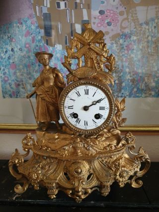 Antique French Clock Vincenti & Cie