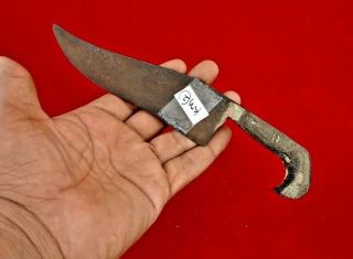 Vintage Old Handmade Wooden Handle Iron Blade Knife Hilt Dagger Khanjar