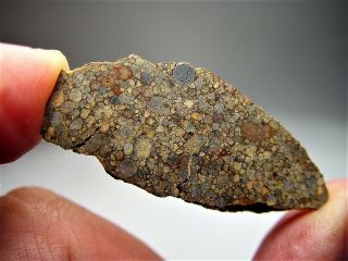 Great Deal Exquisite End Cut Nwa 2892 Meteorite With Crust 11.  27 Gms