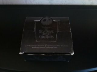 Neca Nightmare Before Christmas Collector Promo Cards & Box 2001 (over X230)