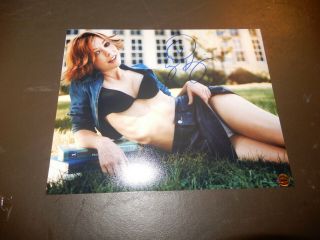 Actress Alyson Hannigan Signed 8x10 Photo - Himym Buffy Vampire Slayer Autograph