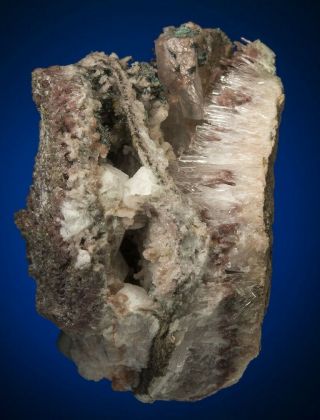 Natrolite W/ Prehnite Analcime & Copper In Calcite Seneca Mine,  Michigan 901034