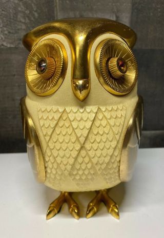 Vtg 60s Eames Midnight Bubo Owl Clash Of The Titans Transistor Radio Japan