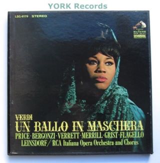 Lsc - 6179 - Verdi - Un Ballo In Maschera Price / Bergonzi - Ex 3 Lp Record Box Set