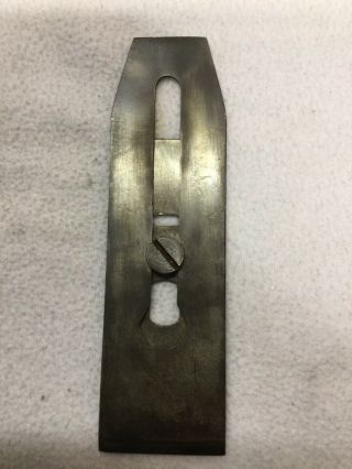 Antique / Vintage Ohio Tool Co. ,  Wood Plane Cutter Blade,  Cap Iron & Screw