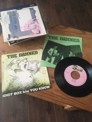 The Damned - Idiot Box B/w You Know 45rpm 7inch Vinyl