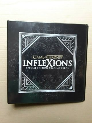 Game Of Thrones Inflexions Binder With Exclusive P1 Promo Card