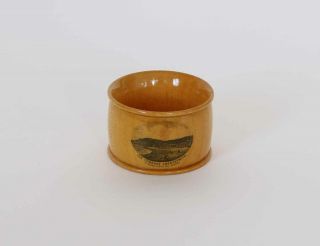 Antique Mauchline Ware Napkin Ring The Terrace Aberystwith 6