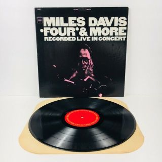 Miles Davis Four & More Lp Pc 9253 Columbia Usa 1977
