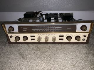 Vintage Kenwood Kw70 Kw - 70 Tube Stereo Receiver Cosmetic Parts Project