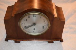 Vintage 1930s Or 1940s Art Deco Westminster Chime Mantel Clock Restoration