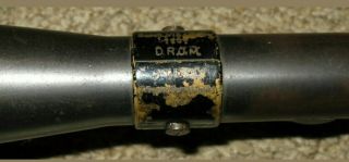 Wwi German Sniper Rifle Scope With Mounts