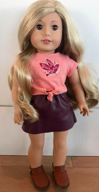 American Girl Doll Tenney Grant 18 Inch,  Outfit,  Book,  Box