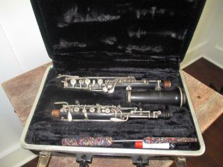 Vintage Selmer Bundy Wood Oboe W/ Hardshell Case