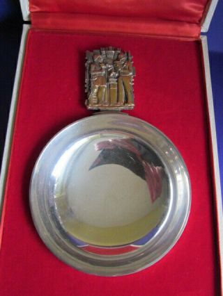 Vintage Aurum Hector Miller Sterling Silver Ltd Edition Bowl York Minster 318grm