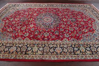 Vintage Traditional Floral Najafabad Area Rug Hand - Made Living Room Carpet 8x11