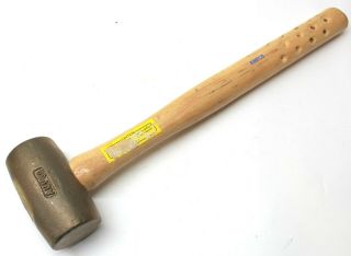 Vintage Ampco M2 4lb Non Sparking Hammer Mallet Wood Handle