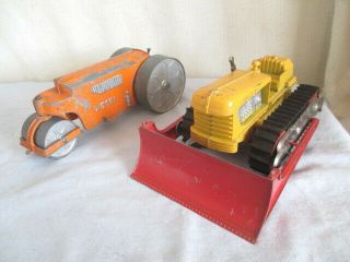 Vintage Hubley Crawler & Roller Old Construction Toy